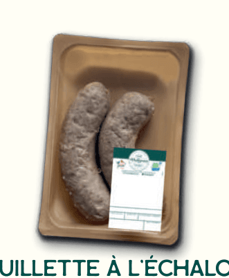 ANDOUILLETTE À L’ÉCHALOTTE